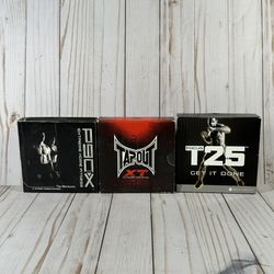 P90X Focus T25 Tapout XT Beachbody Workout Dvd Sets