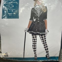 Dark Mad Hatter Costume - Adult Small 2/4