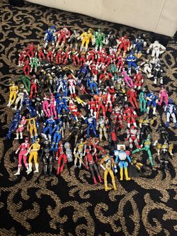 Lot power rangers action figures multi 90+