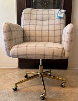 ATKIN   OFFICE  ARMCHAIR  with a gold…