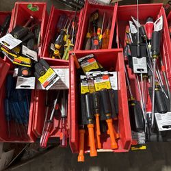 Assorted Bulk Klein Screw Drivers