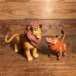 (2) Disney The Lion King  Just Play Figures Including lion guard