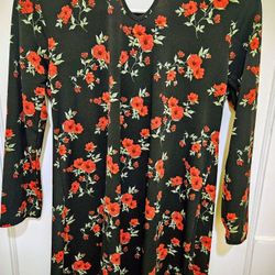 Forever 21 Floral Print Dress - Size Small