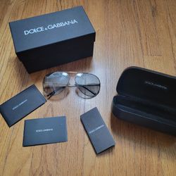 Dolce And Gabbana Aviator Sunglasses DG2075