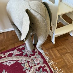 Restoration Hardware Oversized Felt Wool Elephant
