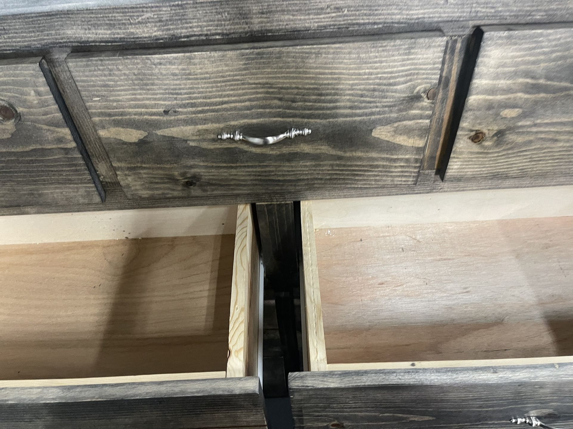 grey solid wood dresser Solid Pine Glacier Point Dresser