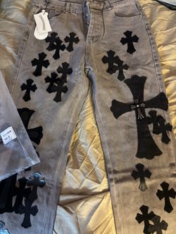 Chrome Hearts Cross Patch Denim Jeans Size 30