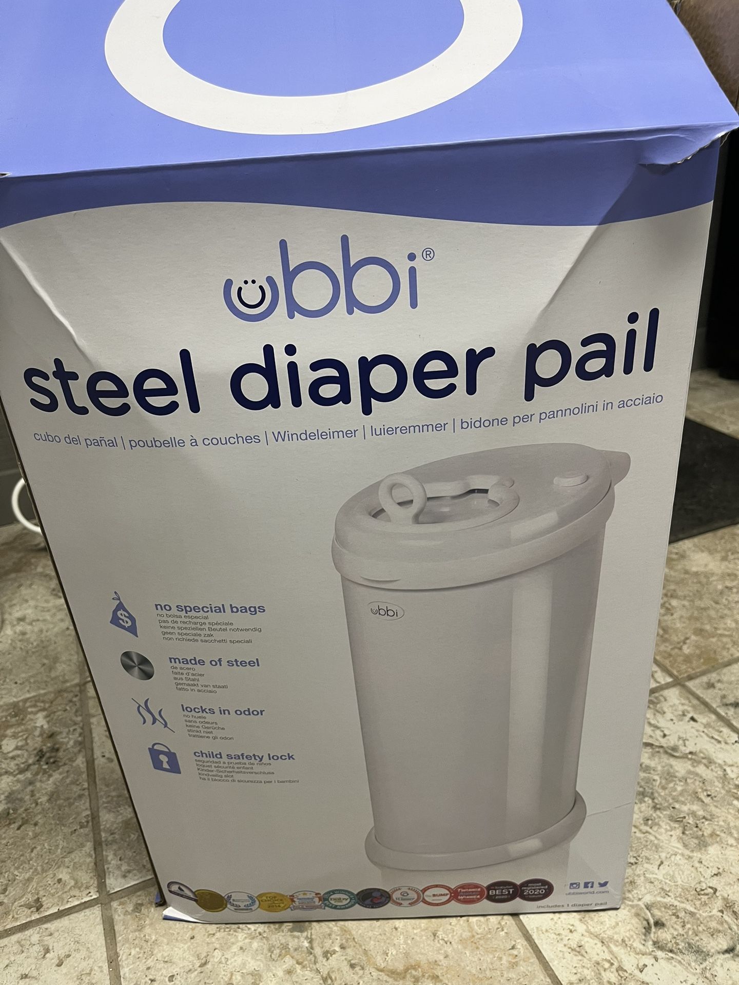 Ubbi Steel Diaper Pail