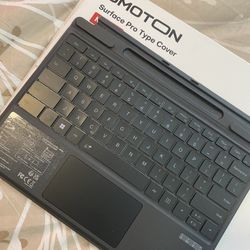 Keyboard For Surface Pro 11/10/9/8/X, [13 Inch], Bluetooth Type Cover For Surface Pro, 7-Color Backlit, Ultra-Slim Wireless Keyboard With Touchpad & P