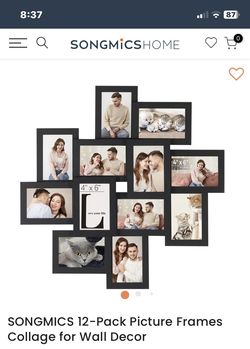 Songmic Photo Frames For Picture Collage/ Photo Collage Display - 2 Sets!