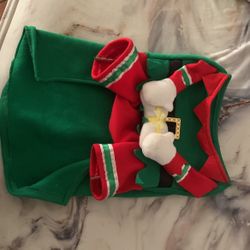 Dog Christmas Costume Size M 