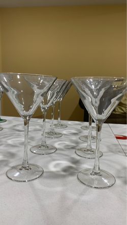 8 martini glasses ($20)