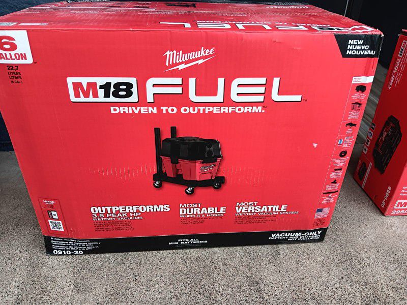 CANISTER VACUUM MILWAUKEE TOOL ONLY 