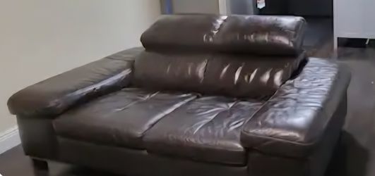 leather sofa