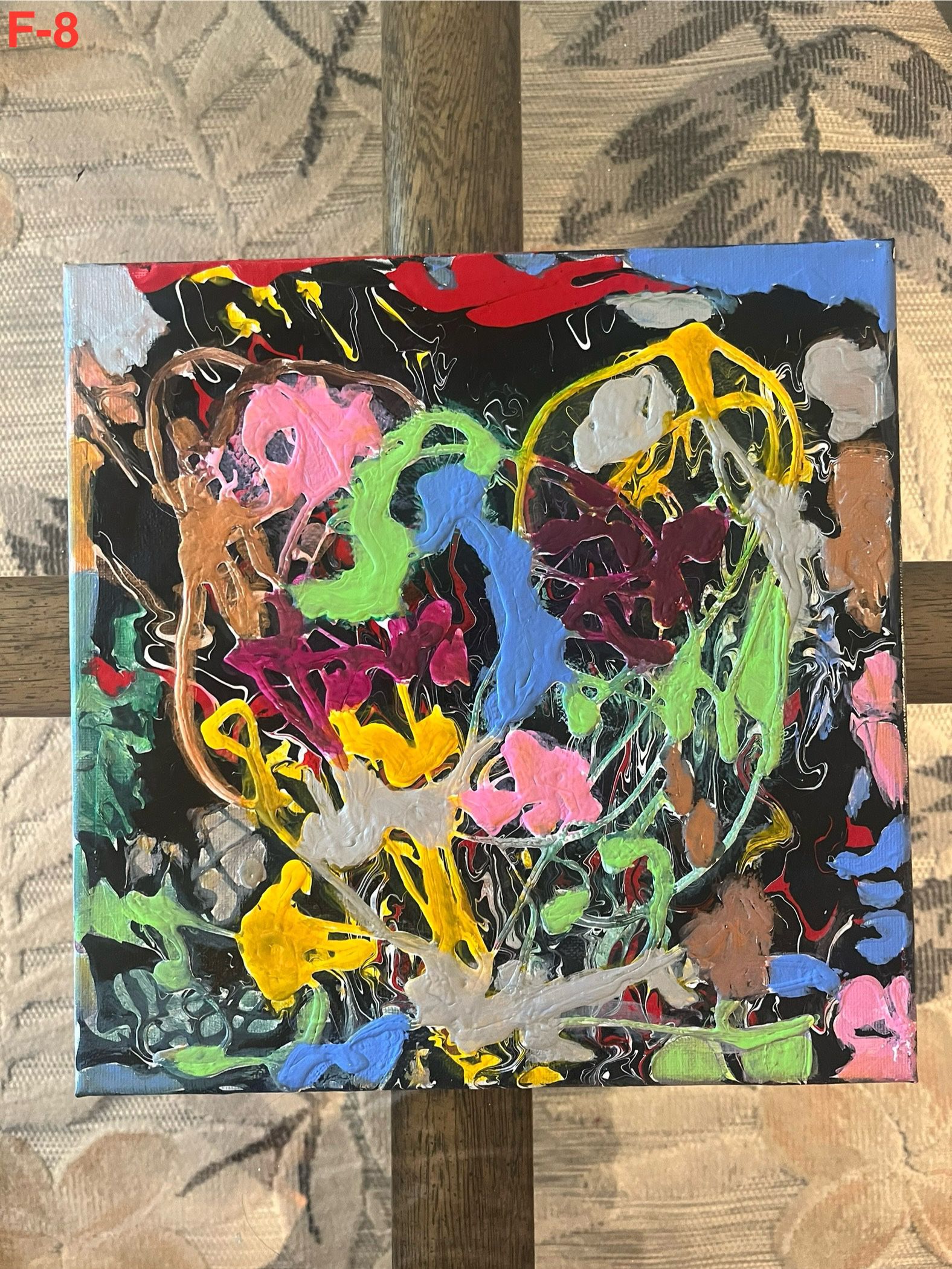 ABSTRACT ACRYLIC PAINTING (F-08)