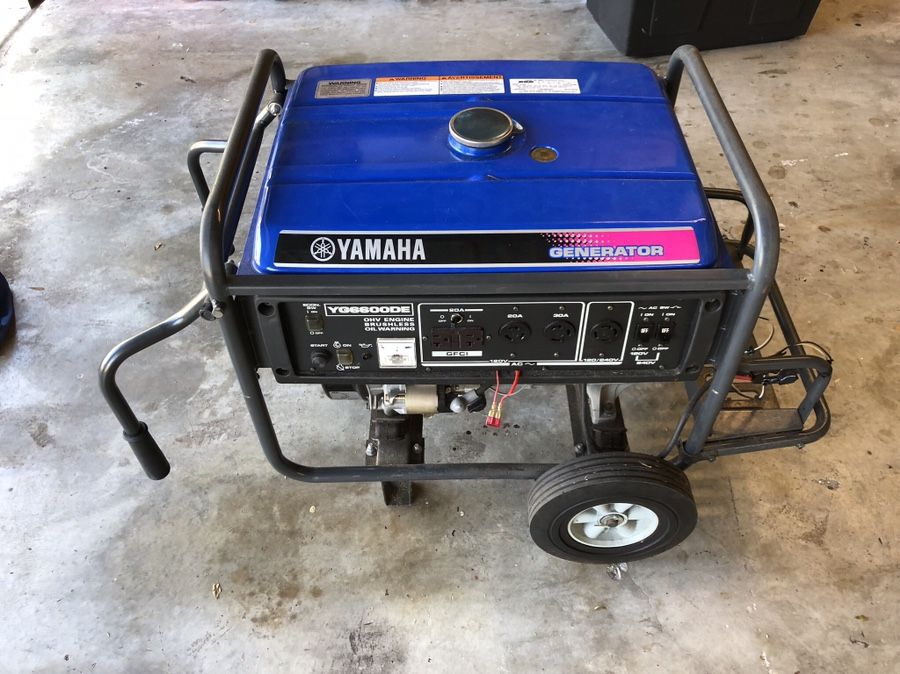 Yamaha YG6600DE - 6000 Watt Electric Start Industrial Portable Generator