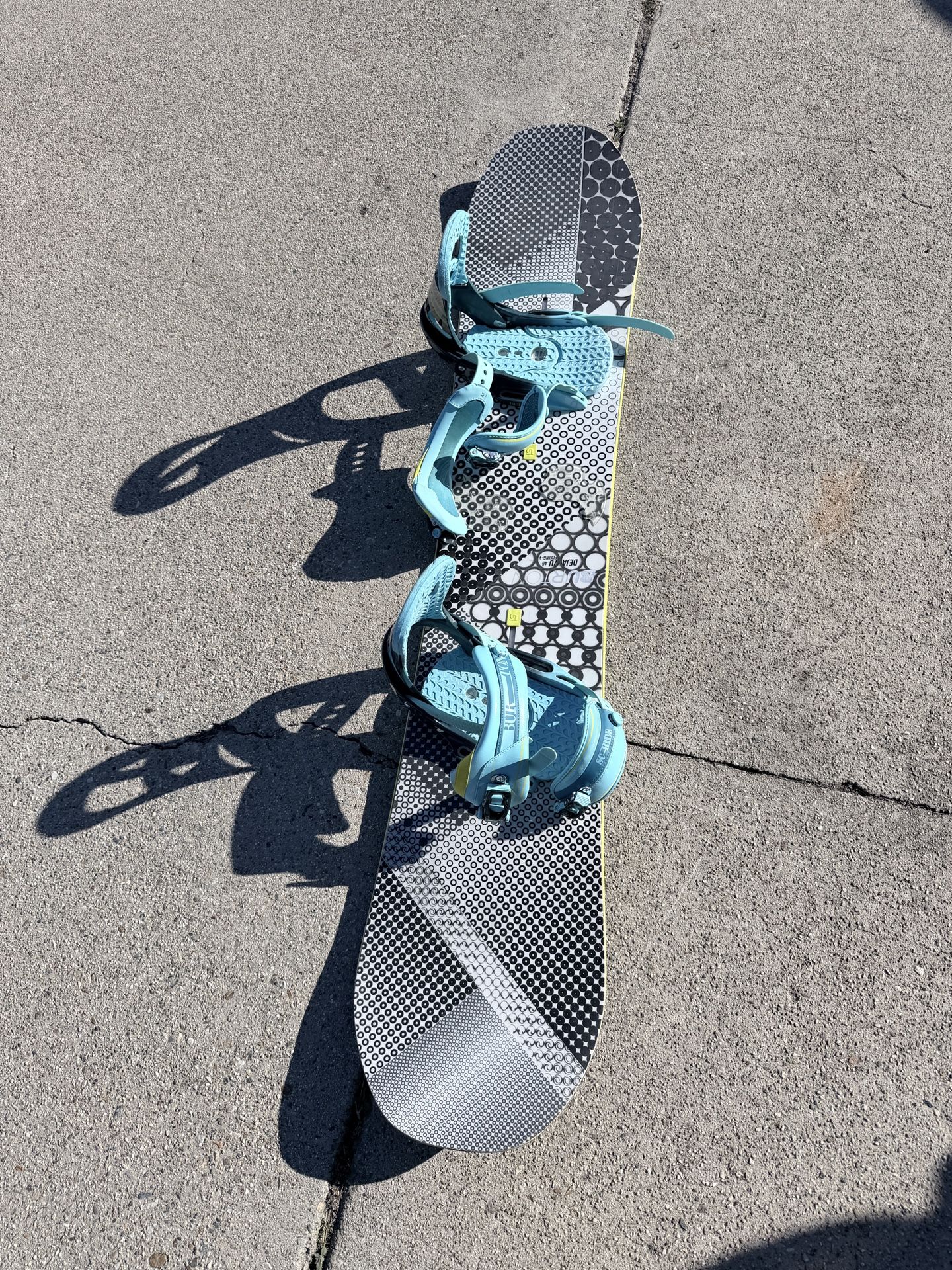 146cm Burton Snowboard With Bindings