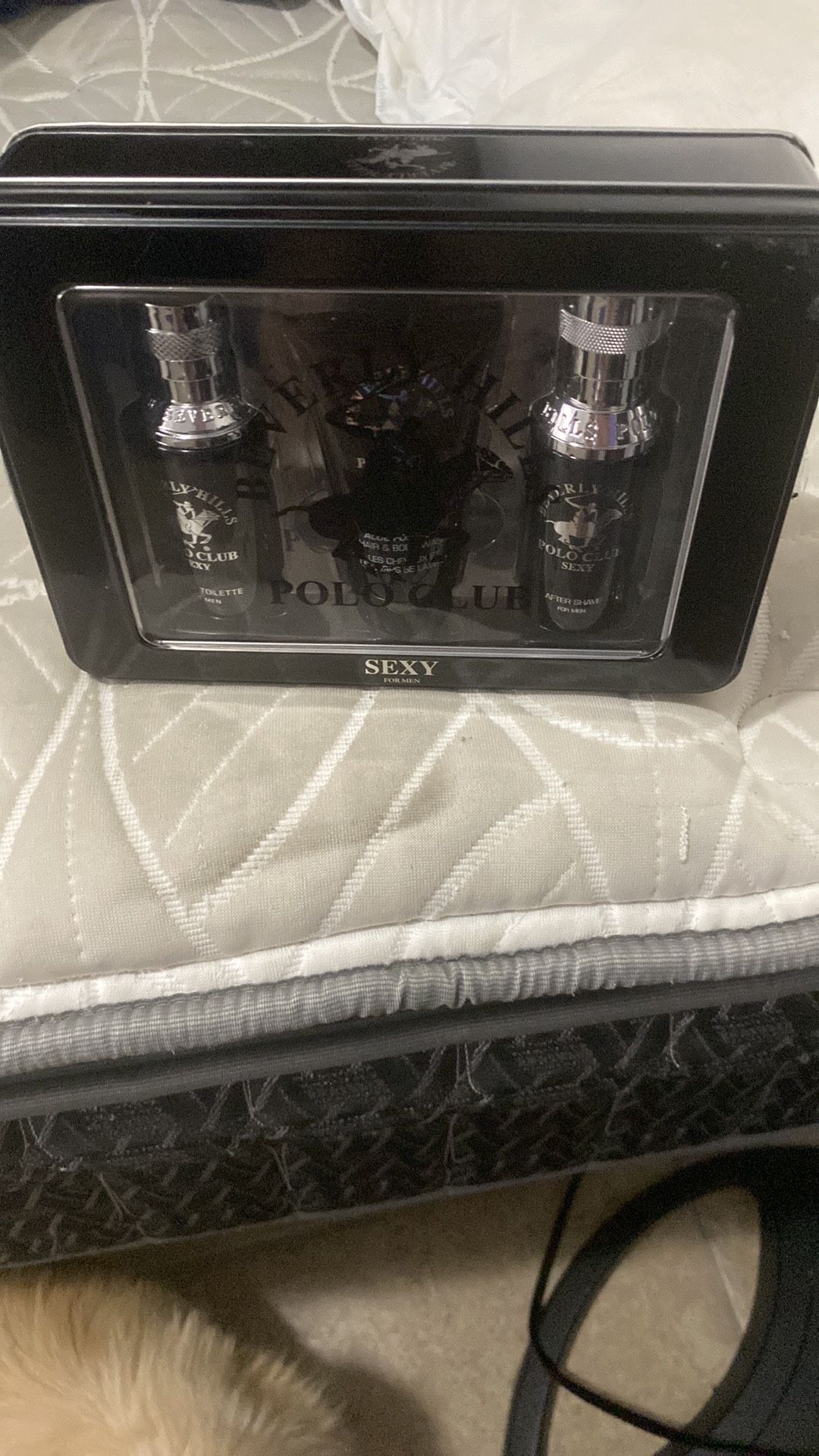 It’s Three Products In One Ralph Lauren it’s Beverly Hills black polo there’s different sizes.