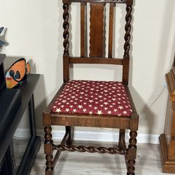 Fantastic Oak BarleyTwist sidechair-RARE and Beautiful