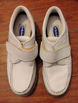 DR.SCHOLL'S Double Air-Pillo Insoles Stone Leather Comfort Shoes size 8.5 D