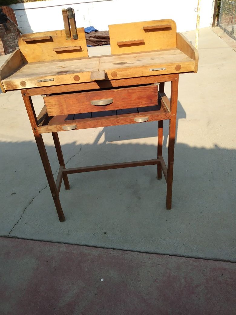 Vintage Jeweler's Work Bench