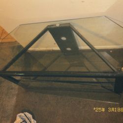 Glass Entertainment Center With A Deck 