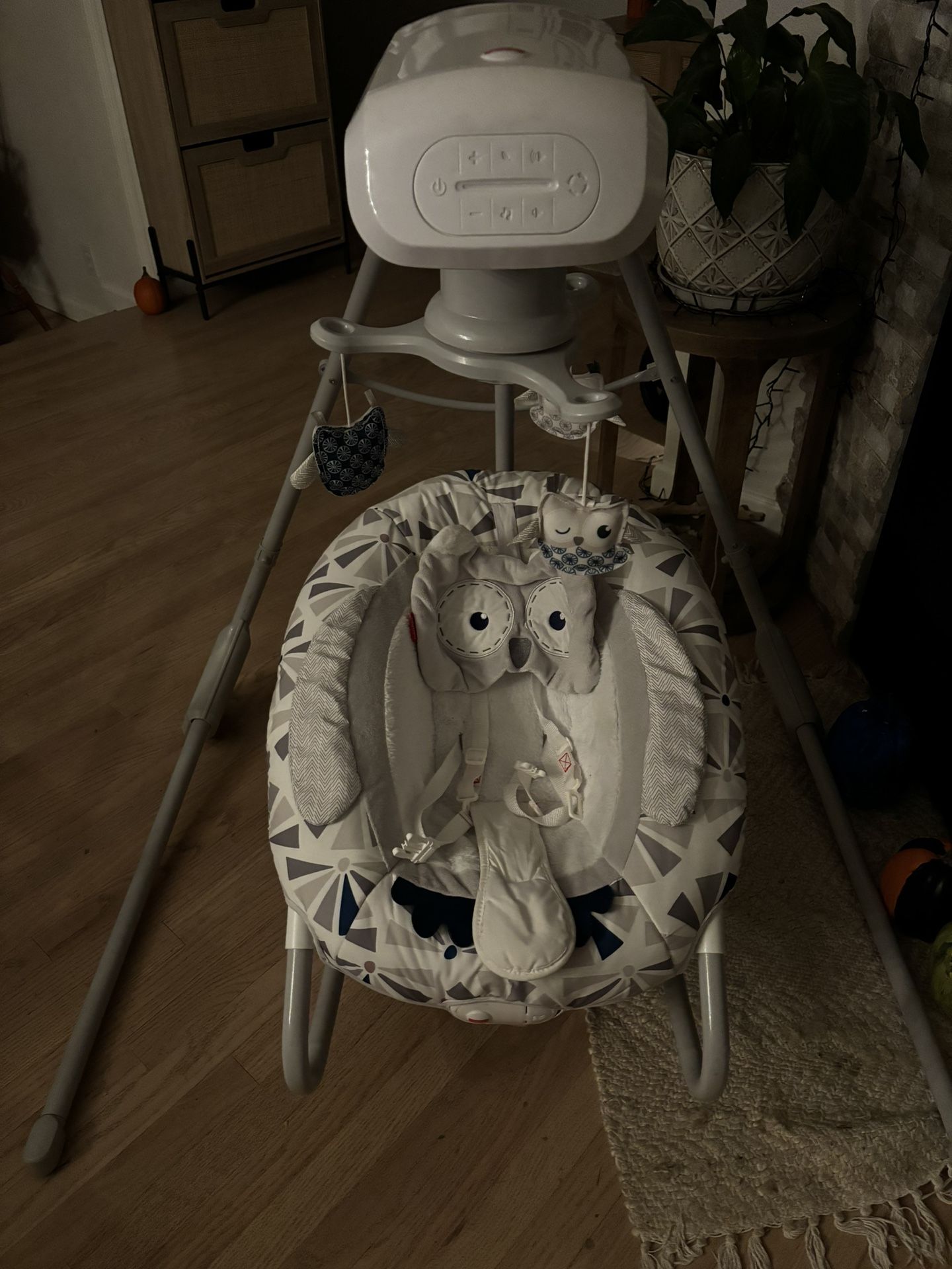 Fisher Price Owl 2-in-1 Baby Swing 