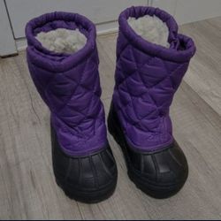 Kids Connection Purple Toddler Winter Boots
