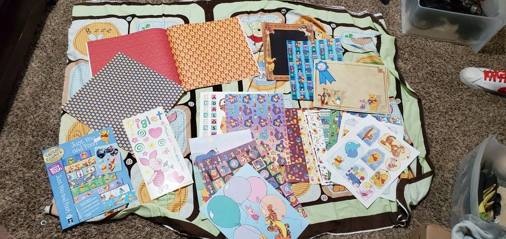 Huge Lot Of Scrapbooking Supplies