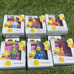 6 New Jakks Simpson figures