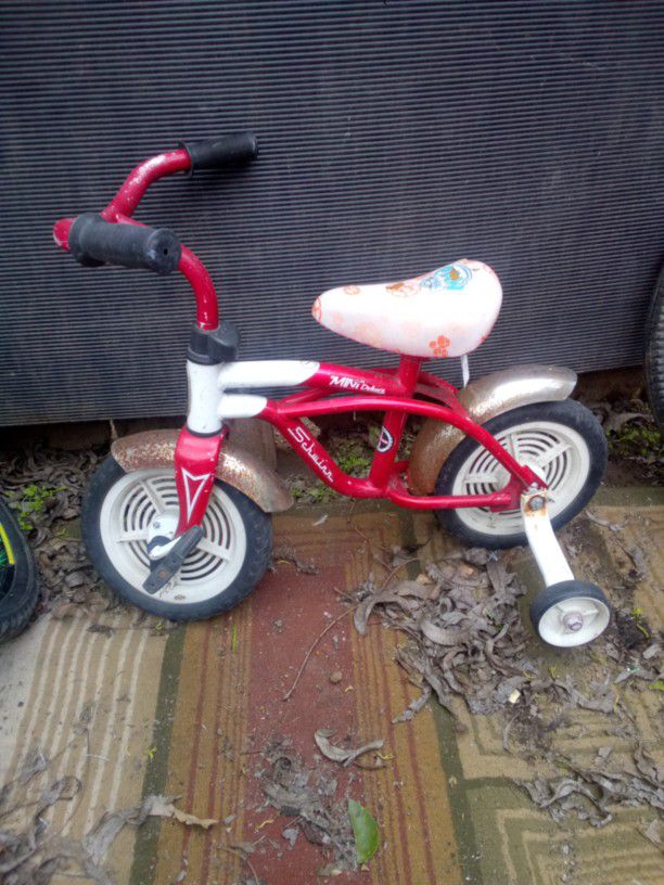 Mini Deluxe Schwinn Training Wheel Toddler Bicycle 