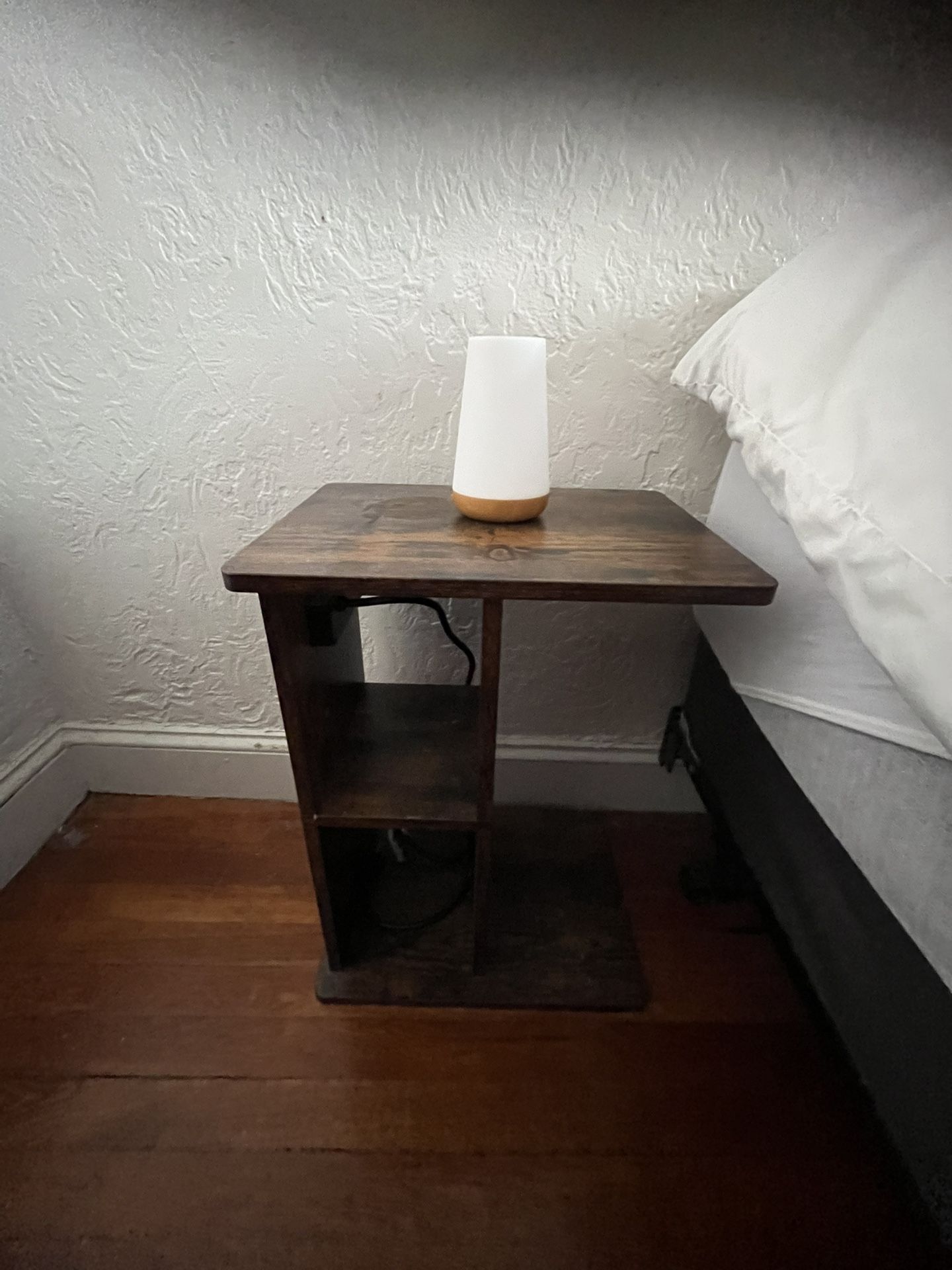 Nightstand bedside Table And Nightlight