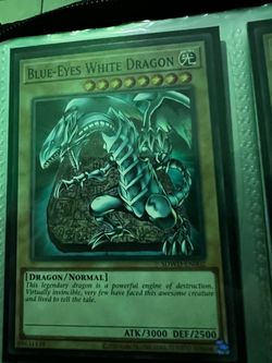 Blue eyes white dragon