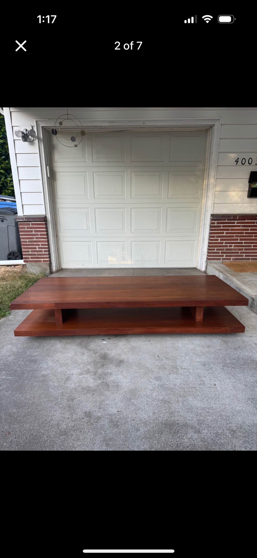 MCM COFFEE TABLE