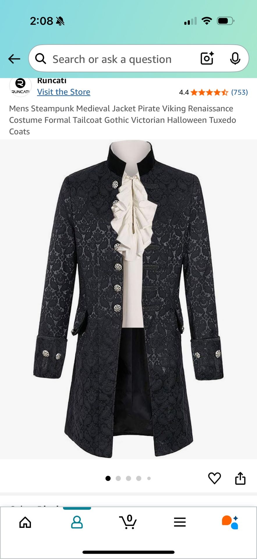 Men’s steampunk/medieval Jacket