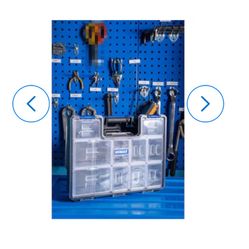 Kobalt 10 Compartment Wall Mount Storage Organizer Case