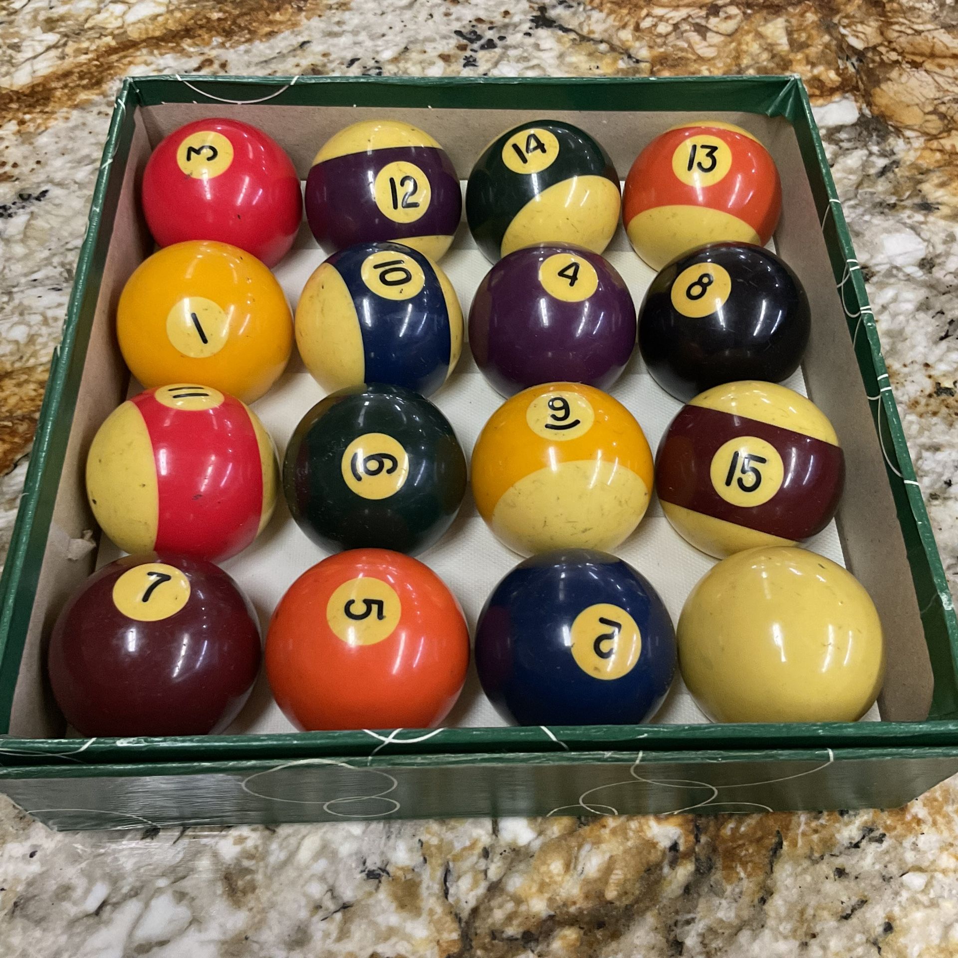 Belgium Aramith Billiard Ball Set