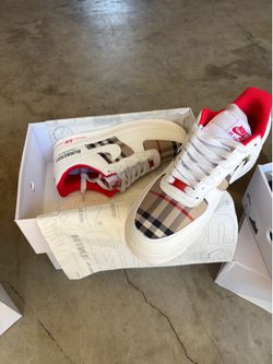 Custom Air Force 1’s (Burberry)
