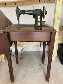 1939 Minnesota "E" Antique Sewing Machine and Cabinet