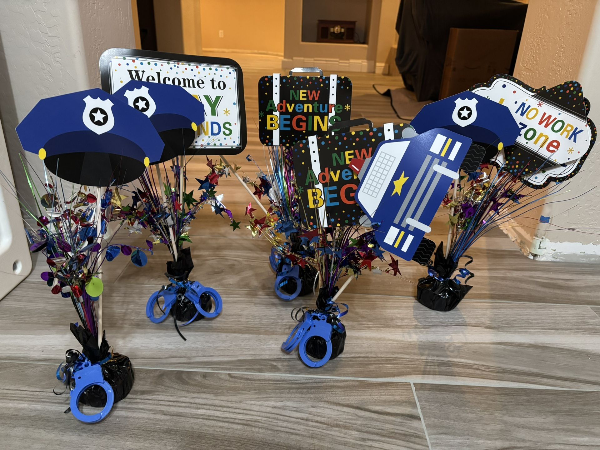 Super Fun Police Retirement/party Decor