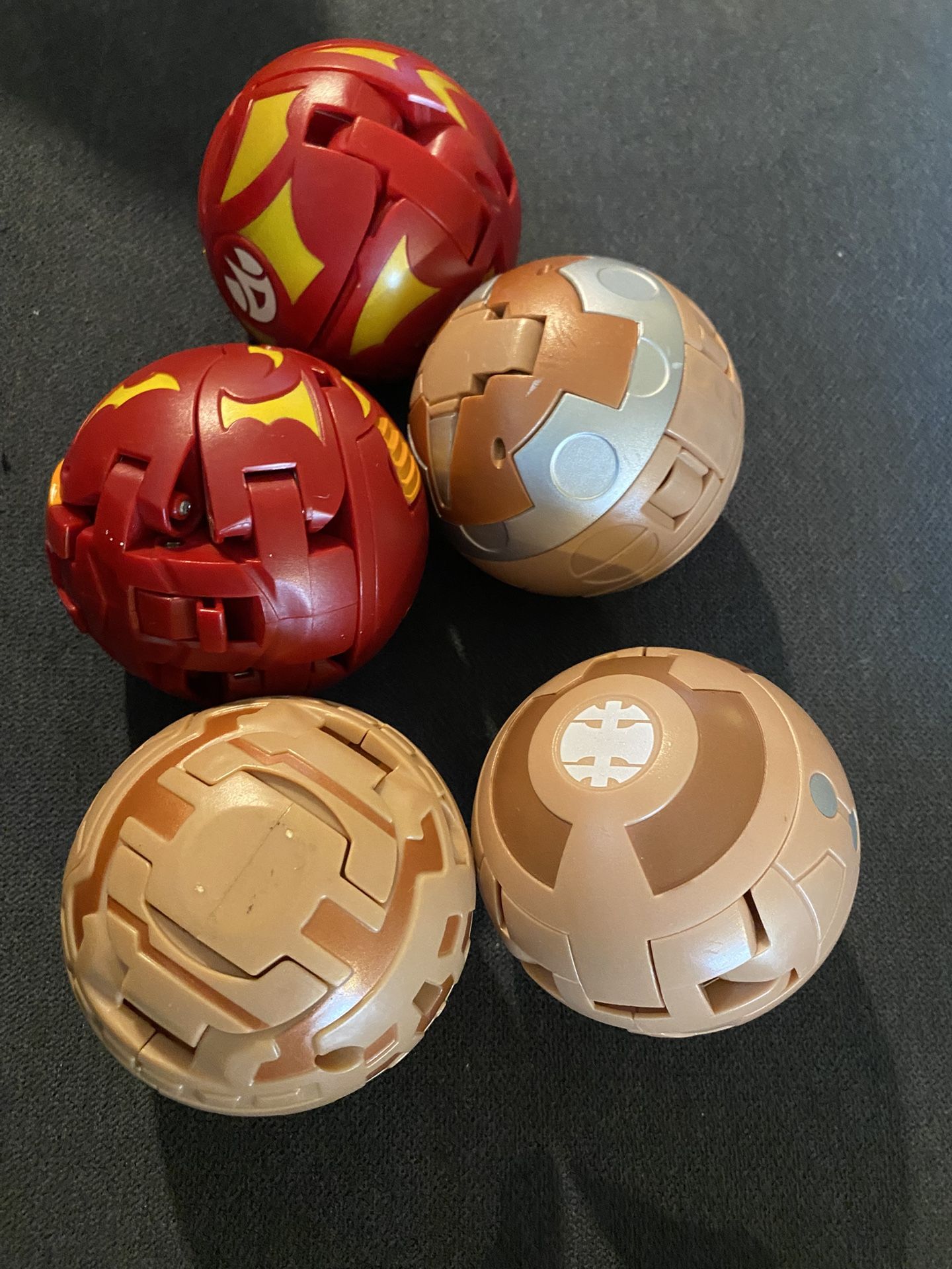 5 Vintage Bakugan 4 Inch Battle Brawlers/ Read Description