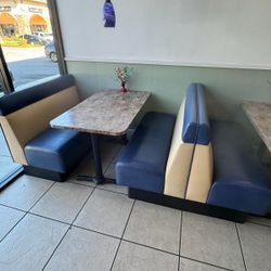 Restaurant Benches And Table For Sale 