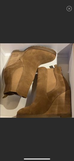 Michael Kors Wedge Suede Boots