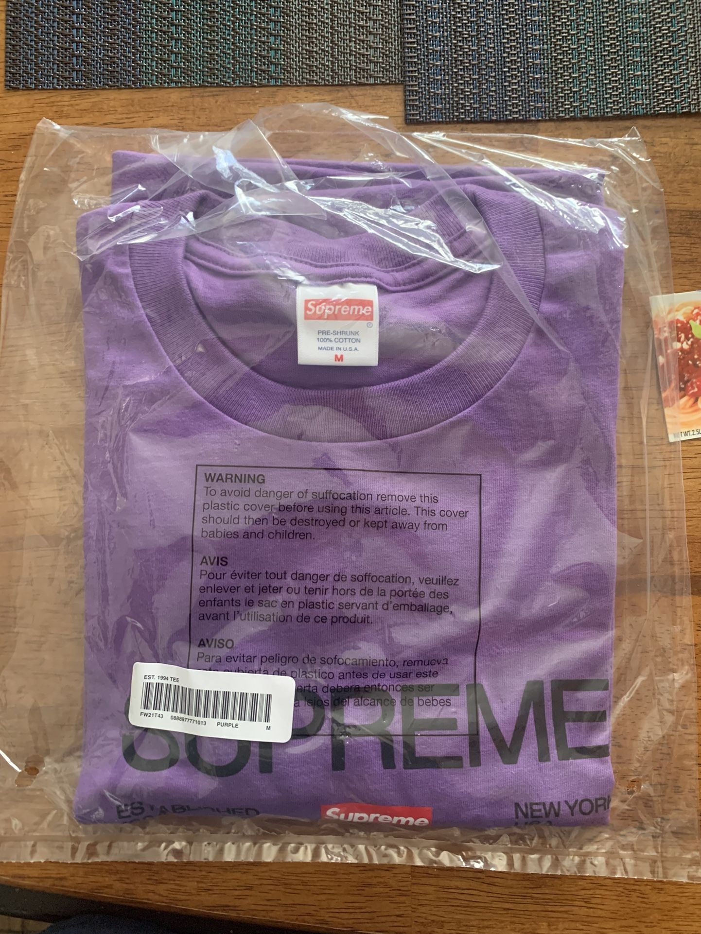Supreme Est. 1994 T Shirt - www.benaras.co