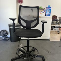 Drafting Counter Height Work Desk Chair