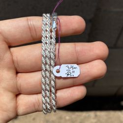 925 Silver Rope Chain 24 Inches