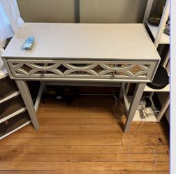 Mirrored Makeup Vanity Desk