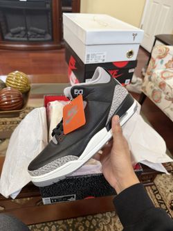 Jordan Retro 3 Black Cement 