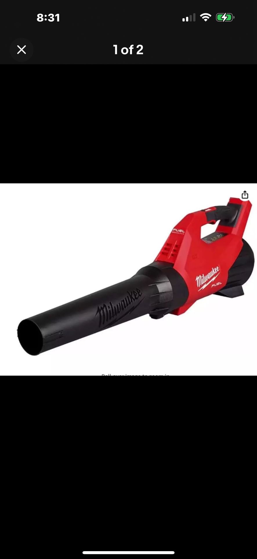 MILWAUKEE M18 FUEL BLOWER ( No Battery No Charger)