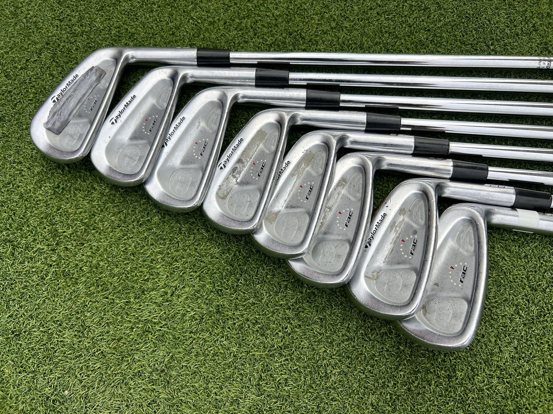 Taylormade Rac Cb RARE UNICORN IRON SET - Miura Forged 2004 Taylormade Satin RAC CB 3-PW ...